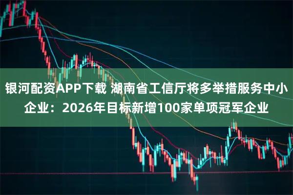 银河配资APP下载 湖南省工信厅将多举措服务中小企业：2026年目标新增100家单项冠军企业